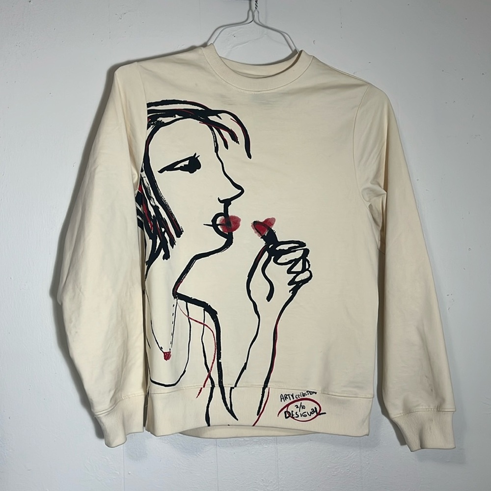 Desigual ARTY ILLUSTRATION SWEATSHIRT X Small
NWOT